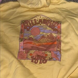 Billabong Yellow Graphic Hoodie